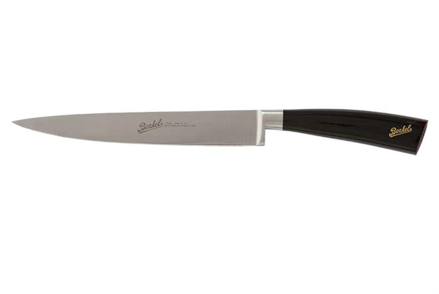 Coltello filetto Elegance acciaio con manico nero Berkel