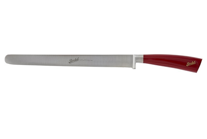 Knife Elegance steel with red handle Berkel