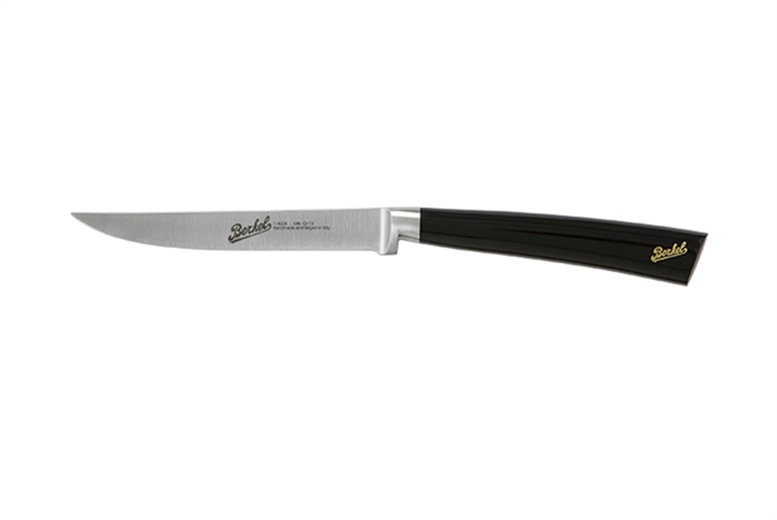 Steak knife Elegance steel with black handle Berkel