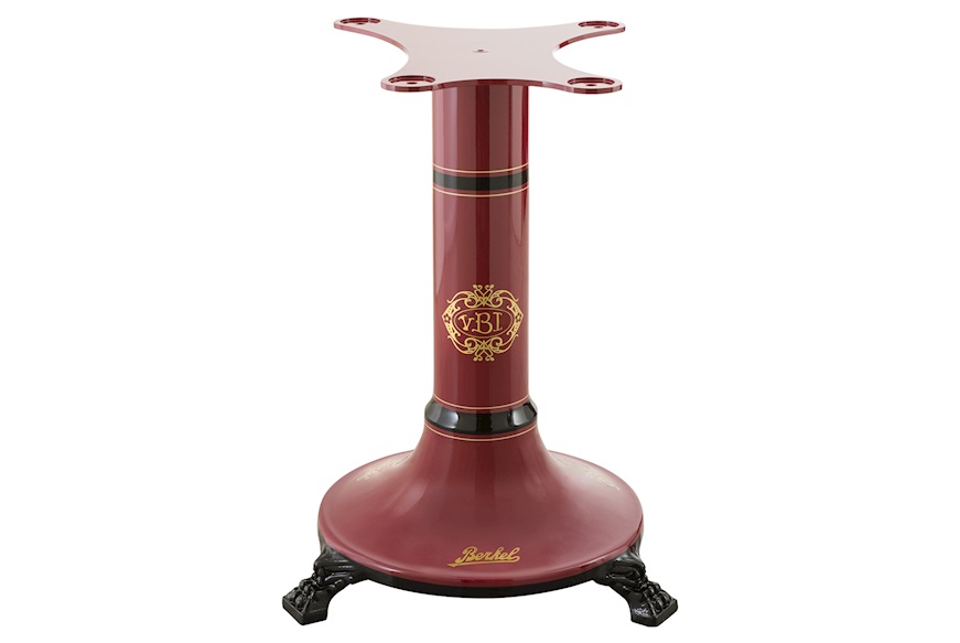 Pedestal steel red and gold Berkel