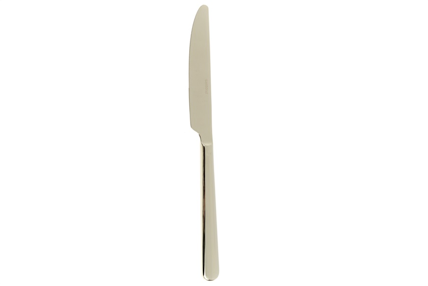 Coltello tavola Linear Champagne acciaio Sambonet