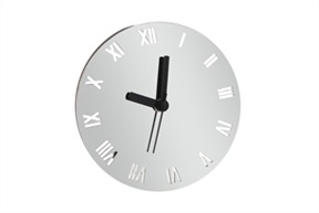 Table clock steel Selezione Zanolli