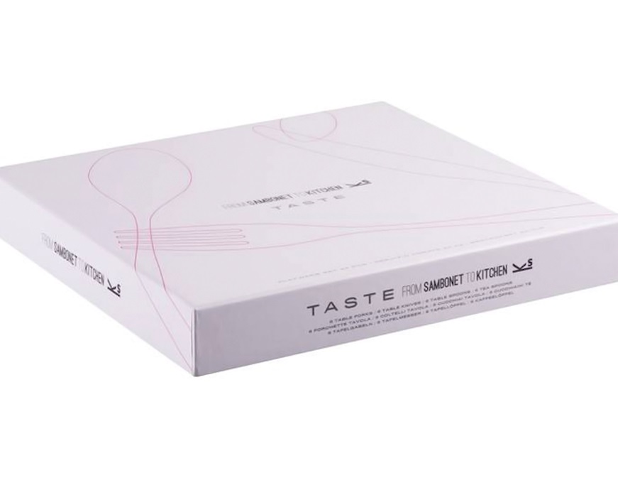 Servizio posate Taste acciaio 24 pezzi monoblocco Sambonet