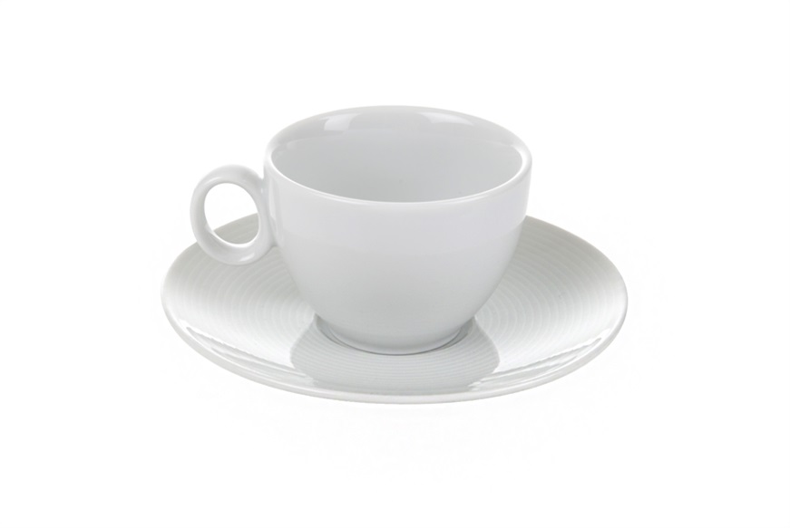 Espresso cup Loft Bianco porcelain with saucer Thomas
