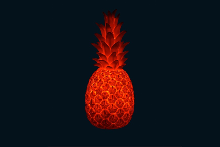 Lamp Pineapple pink Trading group