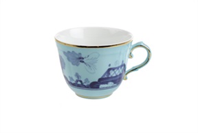 Tazza caffè Oriente Italiano Iris porcellana Richard Ginori