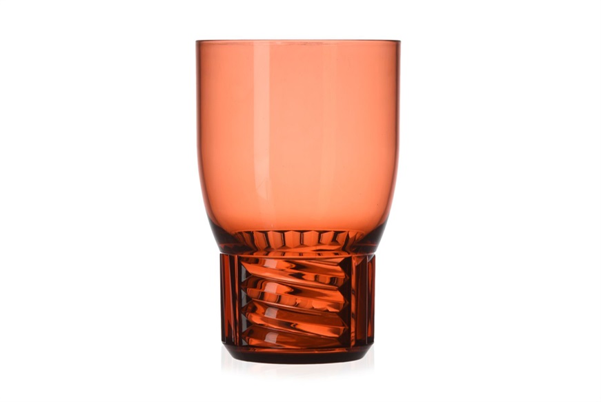 Bicchiere vino Trama colore rosato Kartell