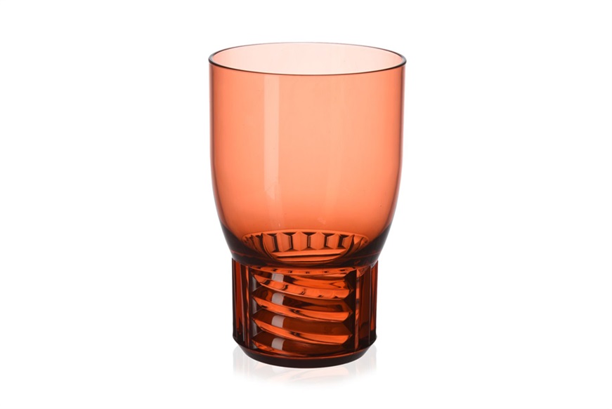 Wine glass Trama pink Kartell