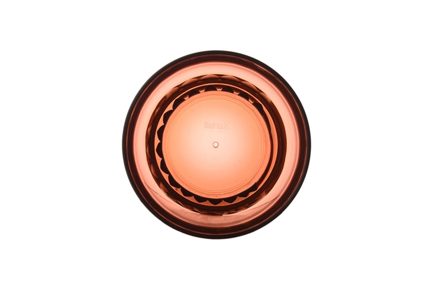 Bicchiere vino Trama colore rosato Kartell