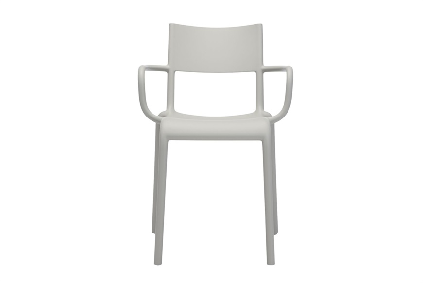 Set of Chairs Generic A Grey 2 pieces Kartell