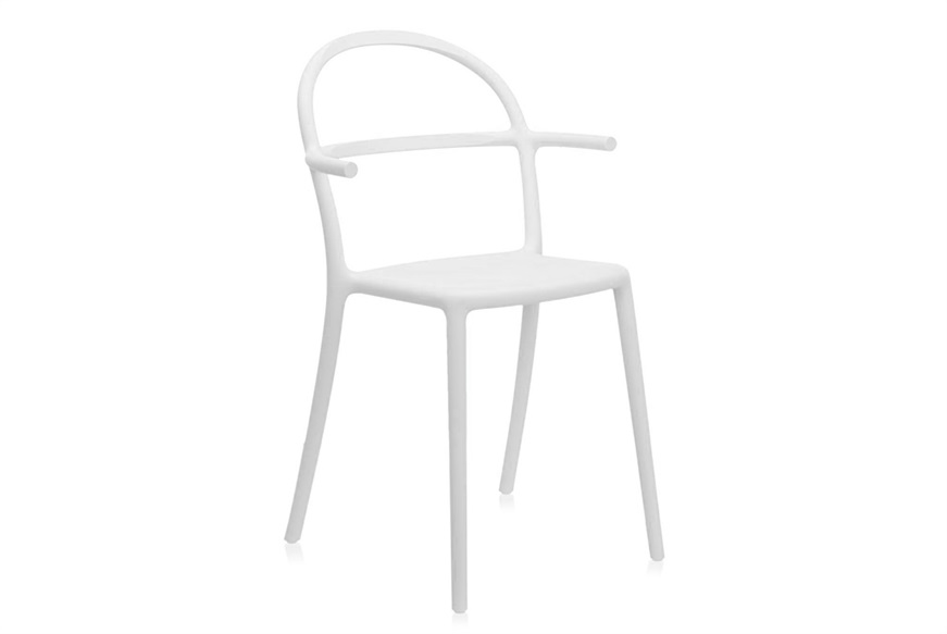 Set of Chairs Generic C 2 pieces white Kartell
