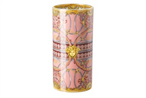 Vase La scala del Palazzo porcelain pink Versace
