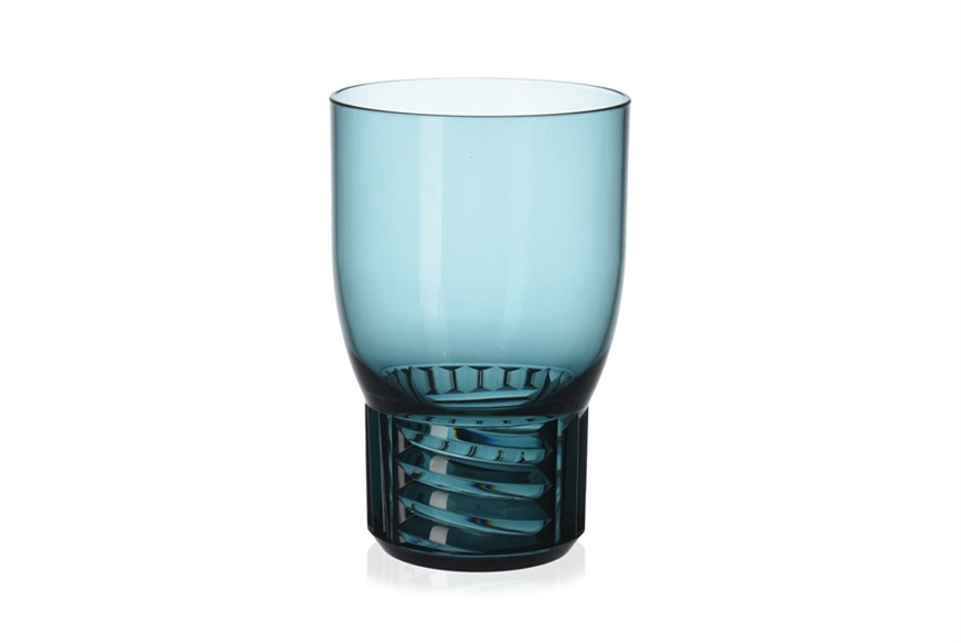 Wine glass Trama sea blue Kartell