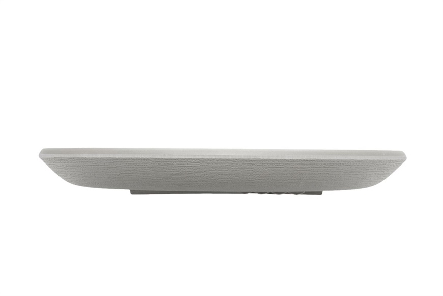 Dinner plate Trama grey Kartell