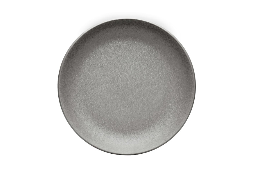 Dinner plate Trama antracite Kartell