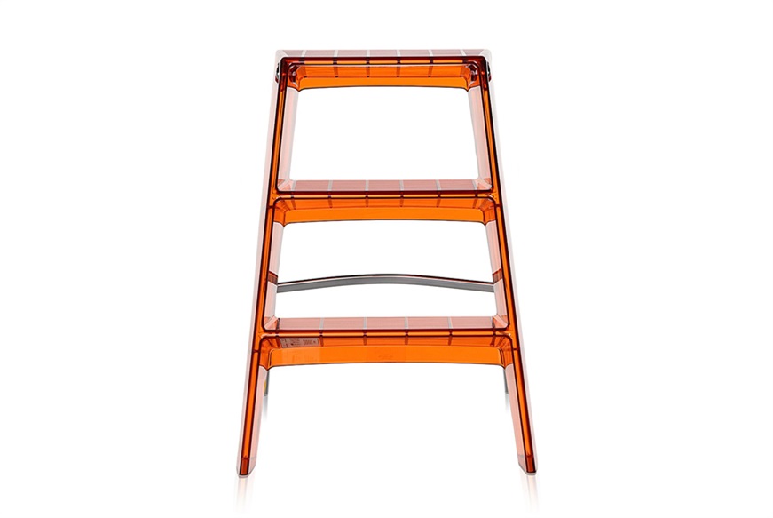 Stepladder Upper red and orange Kartell