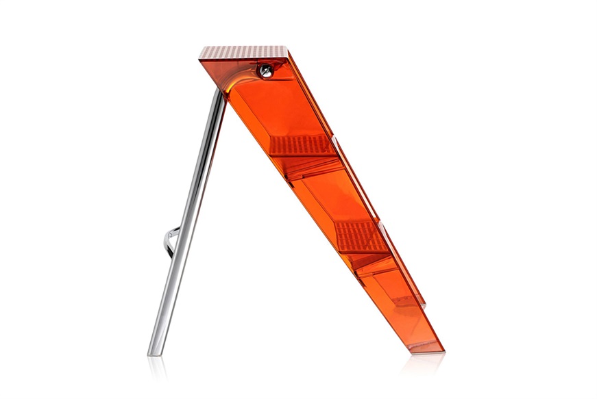 Stepladder Upper red and orange Kartell