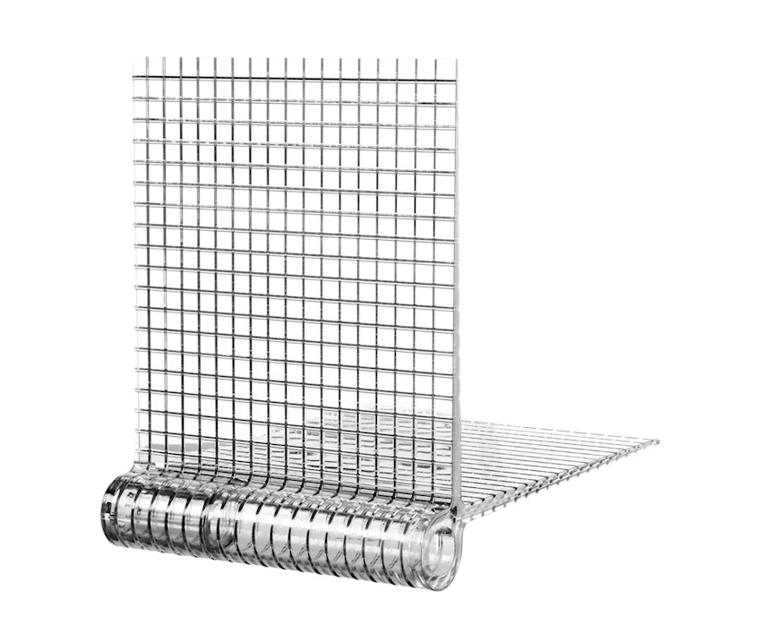 Mensola Kite Shelf trasparente due pezzi Kartell