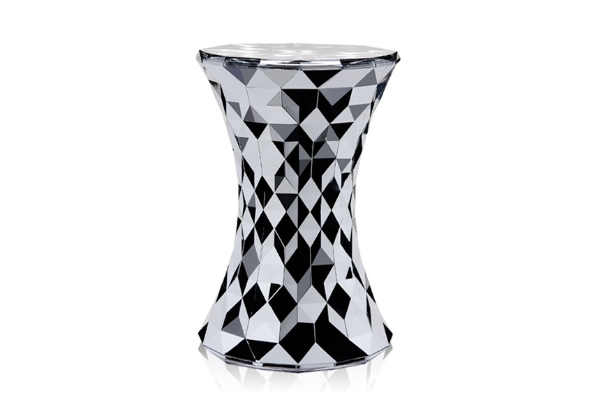 Stool Stone chrome Kartell