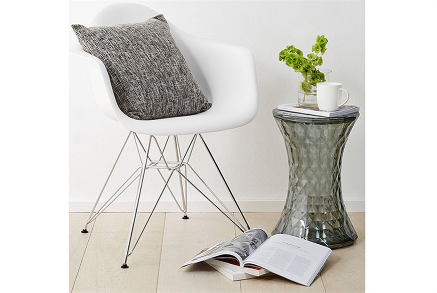 Stool Stone chrome Kartell