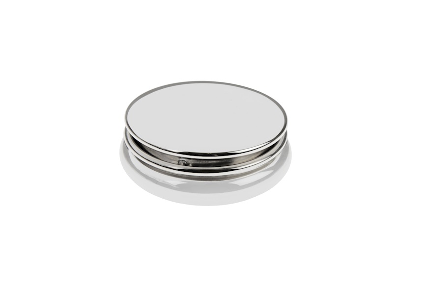 Round pill box silver Selezione Zanolli