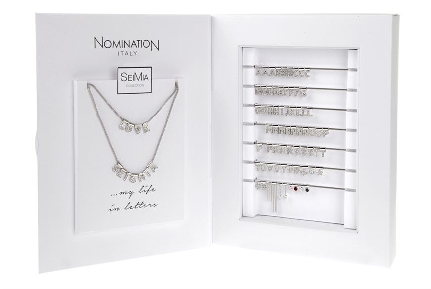 Charm SeiMia silver with red cubic zirconia Nomination