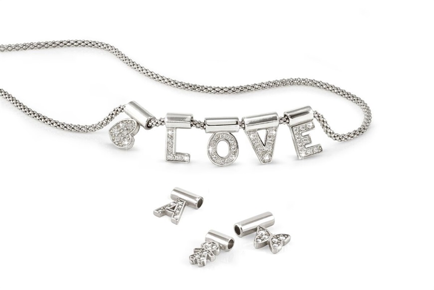 Charm SeiMia silver with red cubic zirconia Nomination
