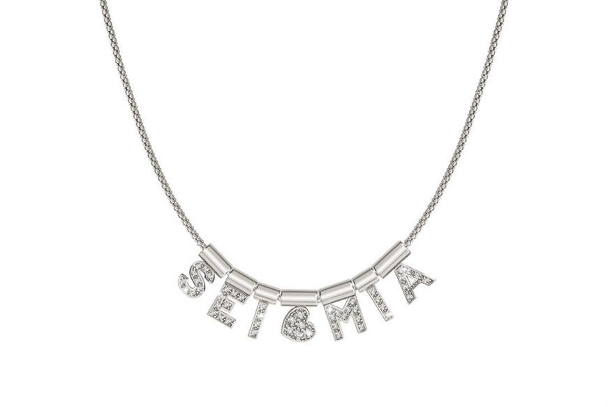 Charm SeiMia silver with red cubic zirconia Nomination