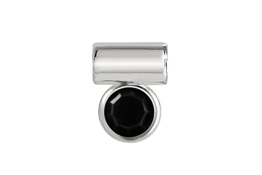 Charm SeiMia silver with black cubic zirconia Nomination