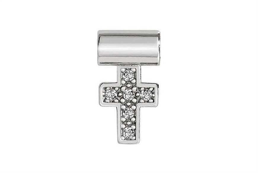 Charm SeiMia silver cross with zircon Nomination