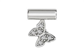 Charm SeiMia silver butterfly with zircon Nomination