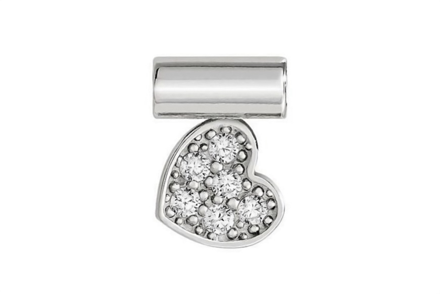 Charm SeiMia silver heart with zircon Nomination
