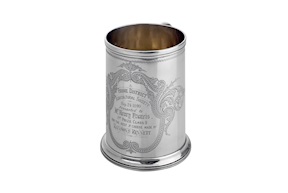 Mug silver 274 grammi London (GB) 1889-1890 Selezione Zanolli