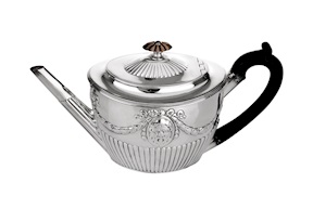 Teiera argento 430 grammi Londra (GB) 1801-1802 Selezione Zanolli