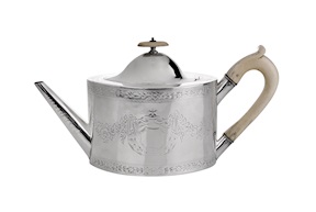 Teiera argento 510 grammi Edimburgo (GB) 1791-1792 Selezione Zanolli