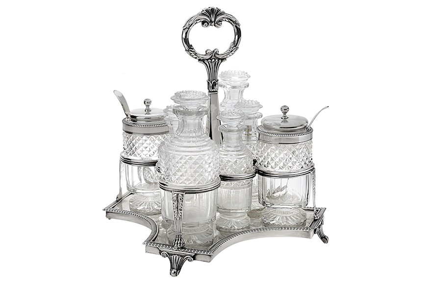 Cruet argento 1090 grammi Londra (GB) 1815-1816 Selezione Zanolli