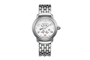 Orologio da polso donna acciaio con farfalle Aerowatch