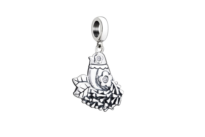 Charm Relationships silver Mon in the nest Chamilia
