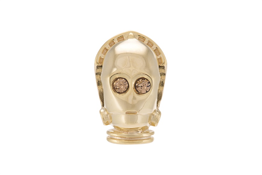 Charm Star Wars silver C3PO Chamilia