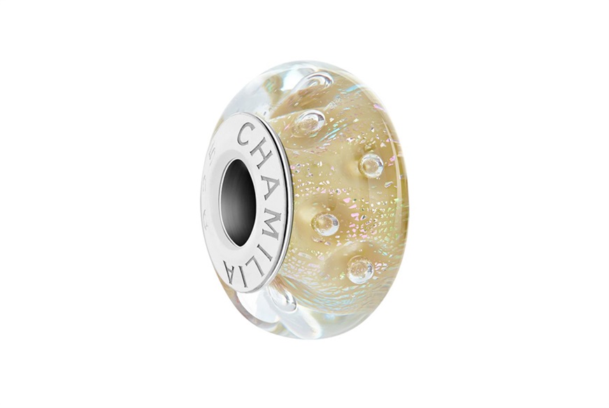 Charm Effervescense silver prosecco Murano Glass Chamilia