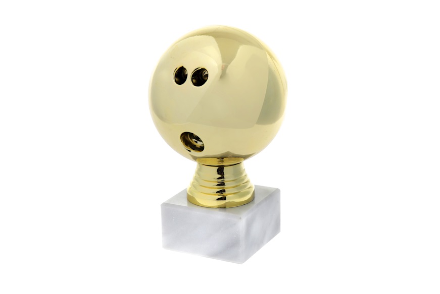 Trofeo Bowling in plastica con base in marmo Selezione Zanolli