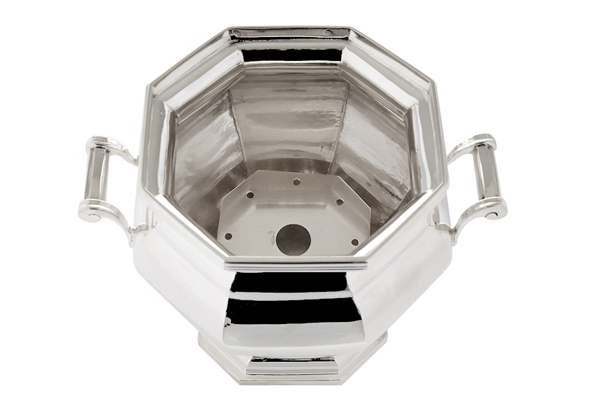 Ice bucket silver octagonal Selezione Zanolli