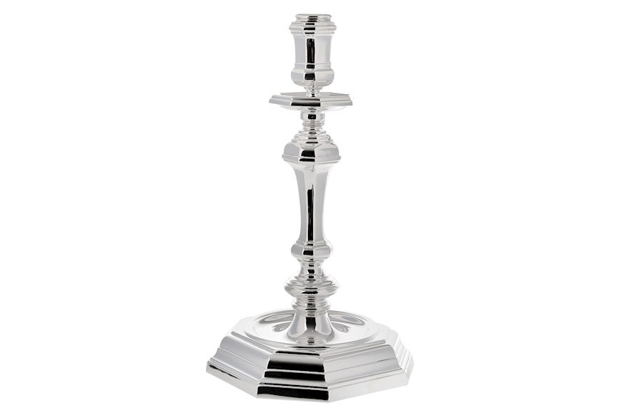 Candlestick silver octagonal Selezione Zanolli