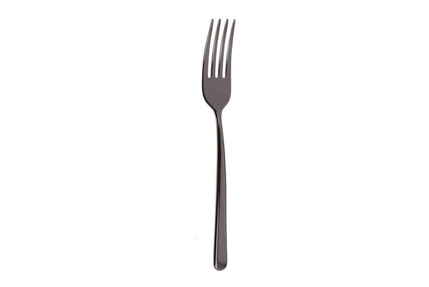 Fruit fork Linear Black steel Sambonet