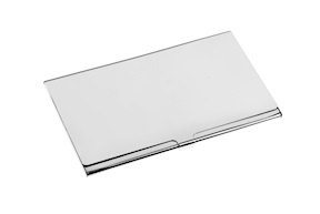 Business card holder silver Selezione Zanolli