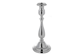 Candlestick silver with one flame in English style Selezione Zanolli