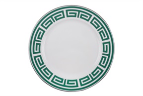 Dinner plate Labirinto Smeraldo porcelain Richard Ginori