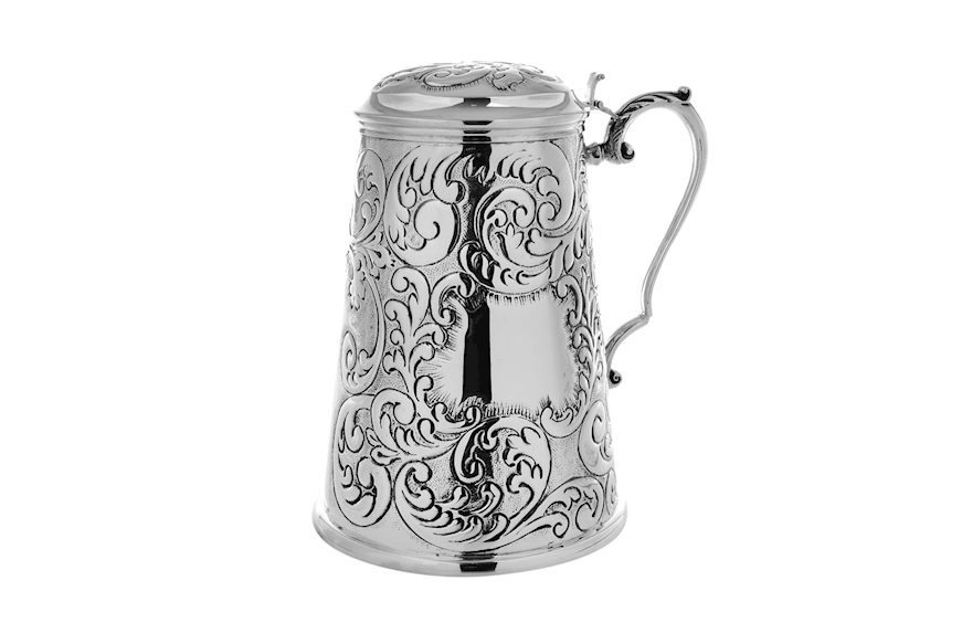 Mug silver with emblem and lid Selezione Zanolli