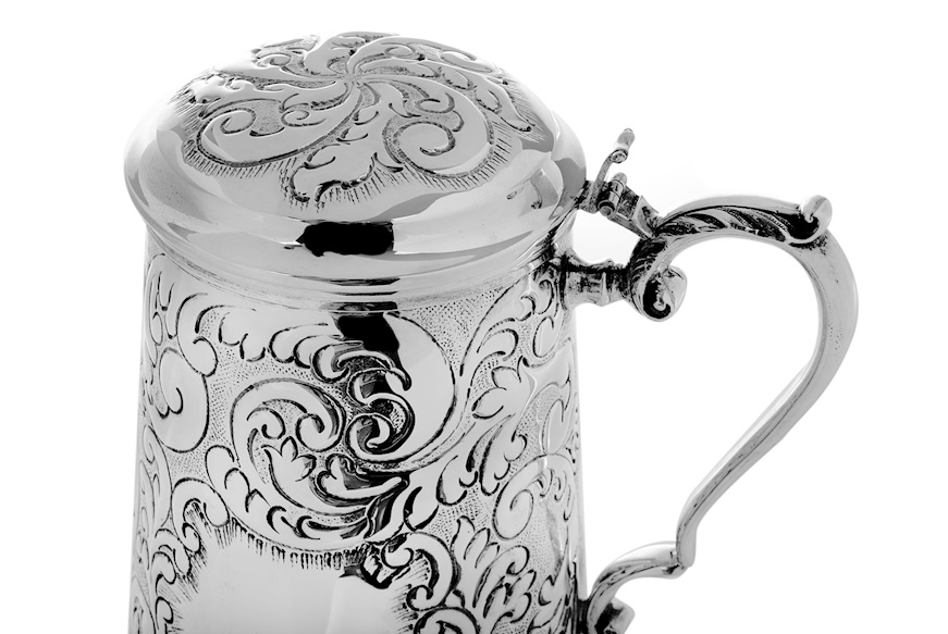 Mug silver with emblem and lid Selezione Zanolli