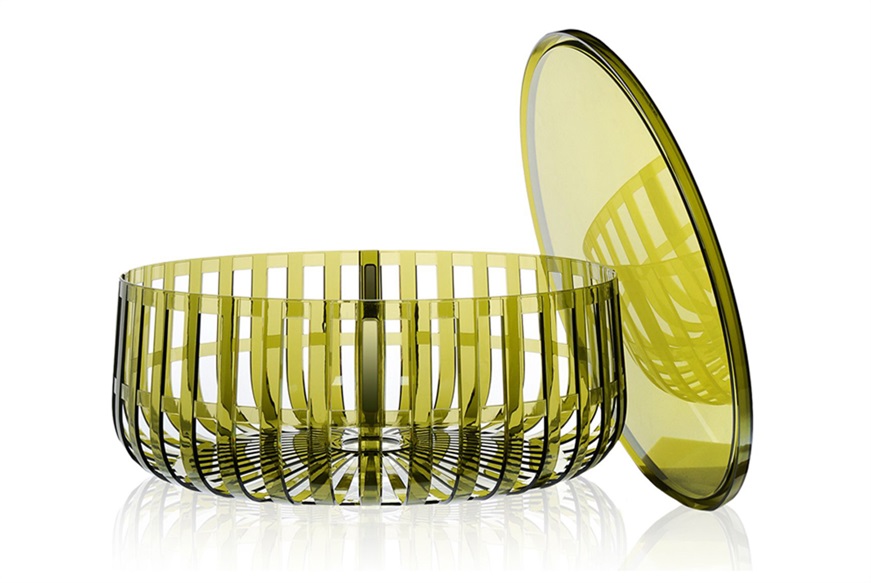 Box Panier dark green Kartell
